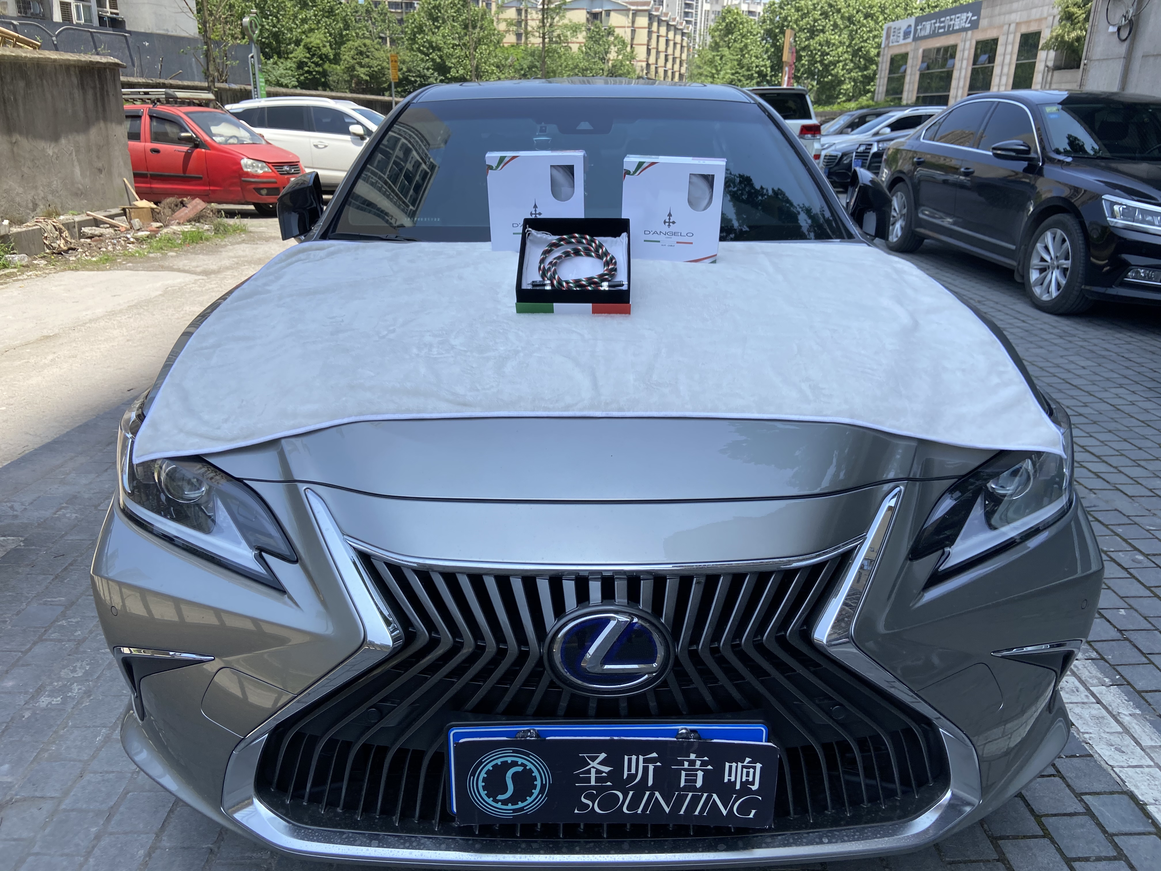 雷克萨斯E300升级蒂安杰罗镀铑音频线