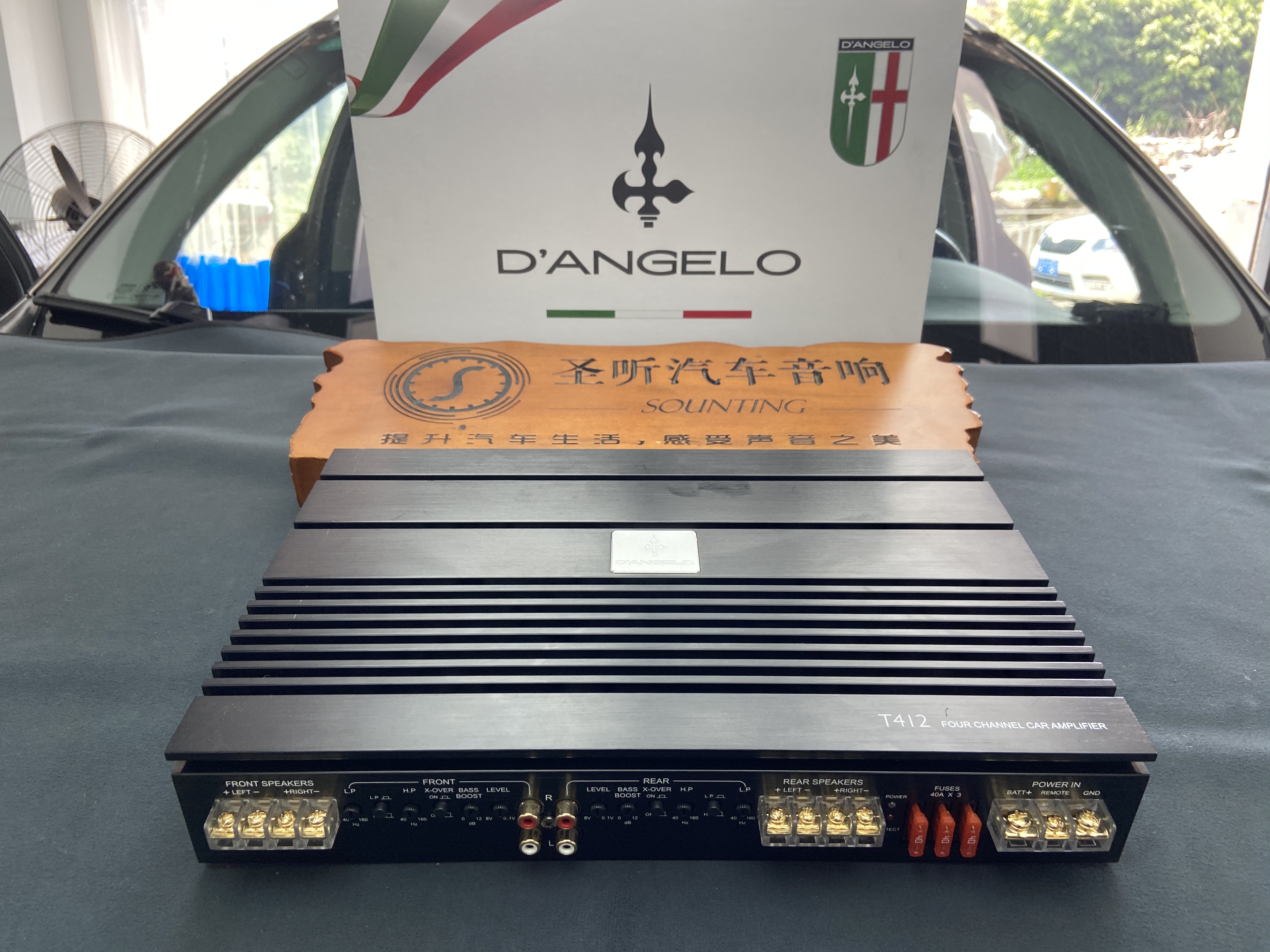 沃尔沃xc60升级
纯后继4路功放：意大利🇮🇹 蒂安杰罗T412
推动前门主动：法国🇫🇷 劲浪ES165KX2
你需要的效果立竿见影