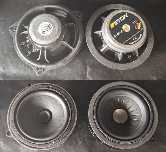 宝马原车音响系统的表现一般，而车主又是一个比较有音乐追求的人，因此宝马车主驱车来到重庆圣听汽车音响改装店，寻找属于自己听音风格的音响系统，下面让我们一起来看看宝马X3在重庆圣听汽车音响改装情况。
车型：宝马X3
改装配置：
前声场:德国ETON B100W伊顿宝马专车专用二分频
后声场:德国ETON B100W伊顿宝马专车专用二分频
功放：意大利欧迪臣AP8.9
低音：德国蓝宝宝马专用低音 1200WSN
