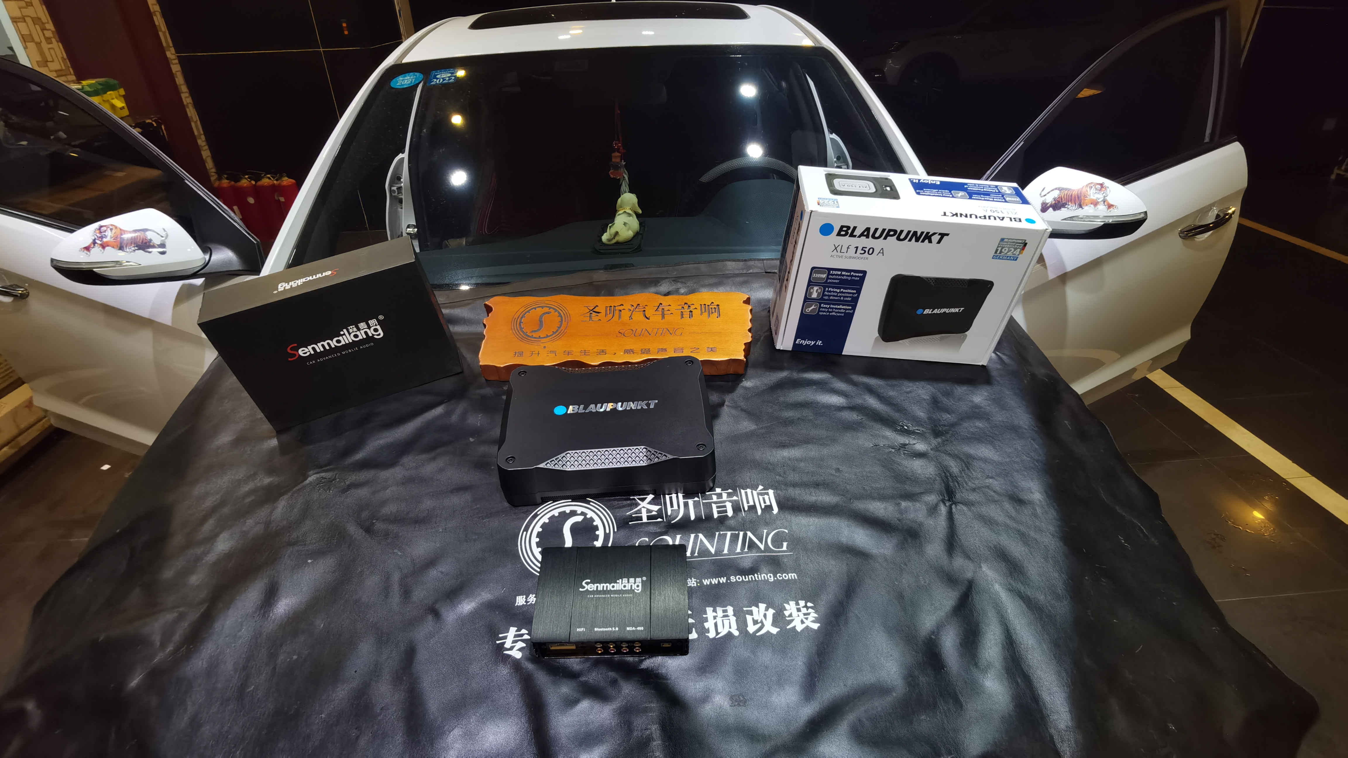 改装车型：现代领动
无损升级一台森麦朗处理器功放+德国🇩🇪 蓝宝150A超薄跑
驱动原车喇叭