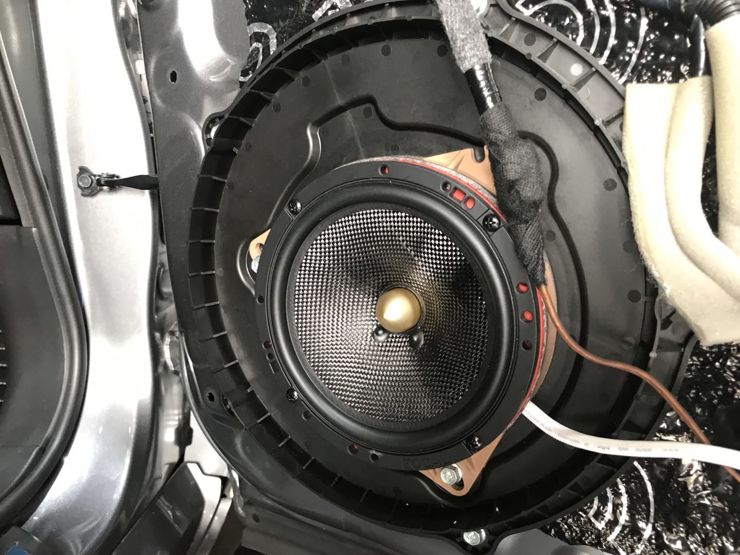 英菲尼迪Q50升级劲浪165agl套装喇叭 ，后门同轴喇叭，平静四门双层隔音