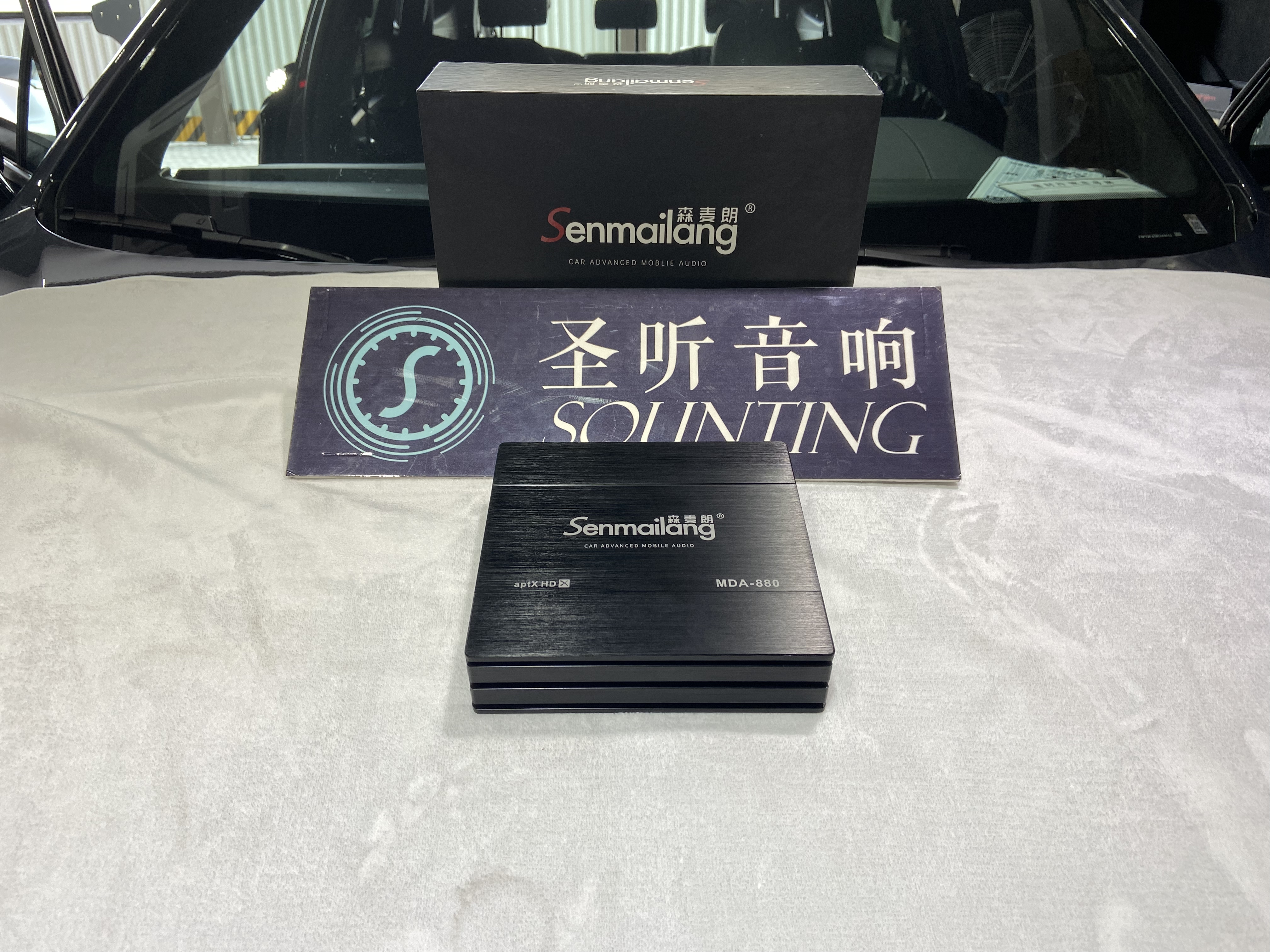 比亚迪唐DM-i升级森麦朗MDA-880dsp驱动整车喇叭，让你的爱车音质更上层。