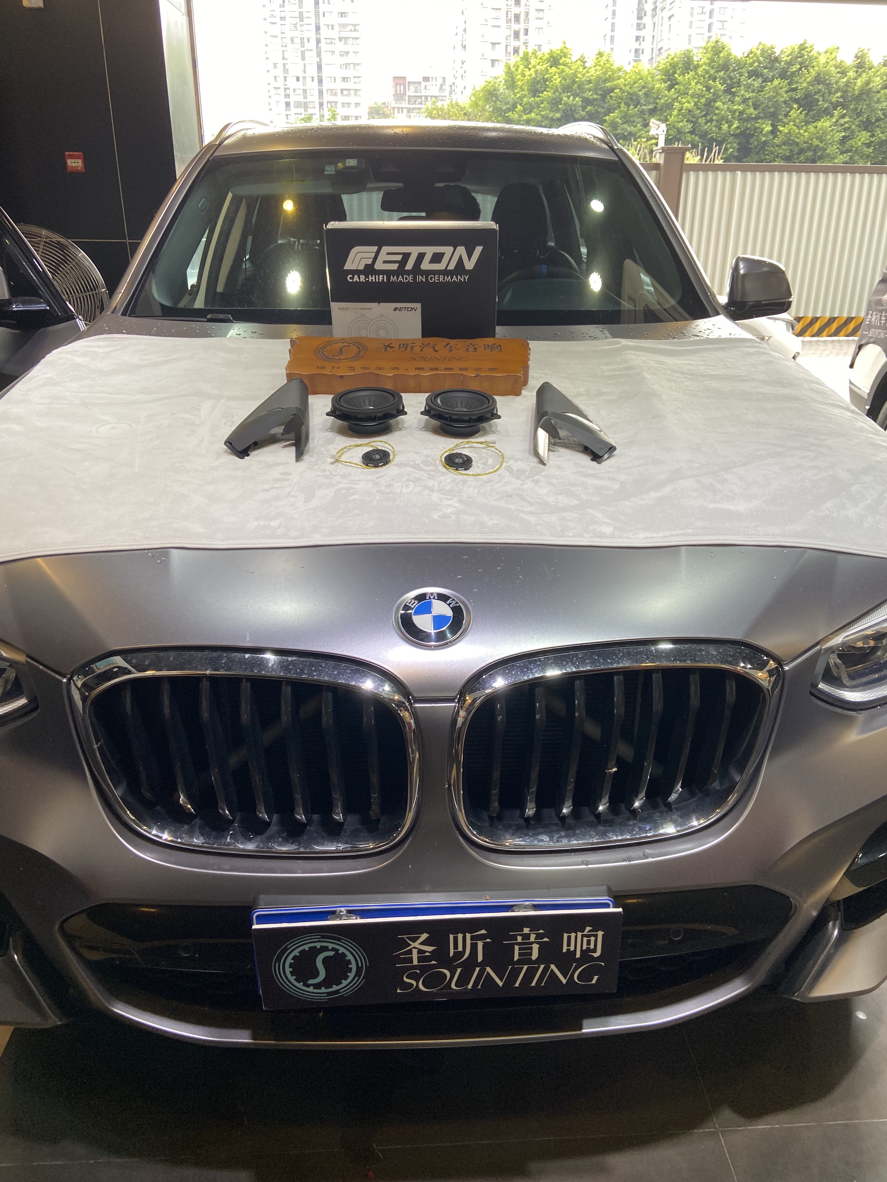 宝马X3升级伊顿中高音，无损换装