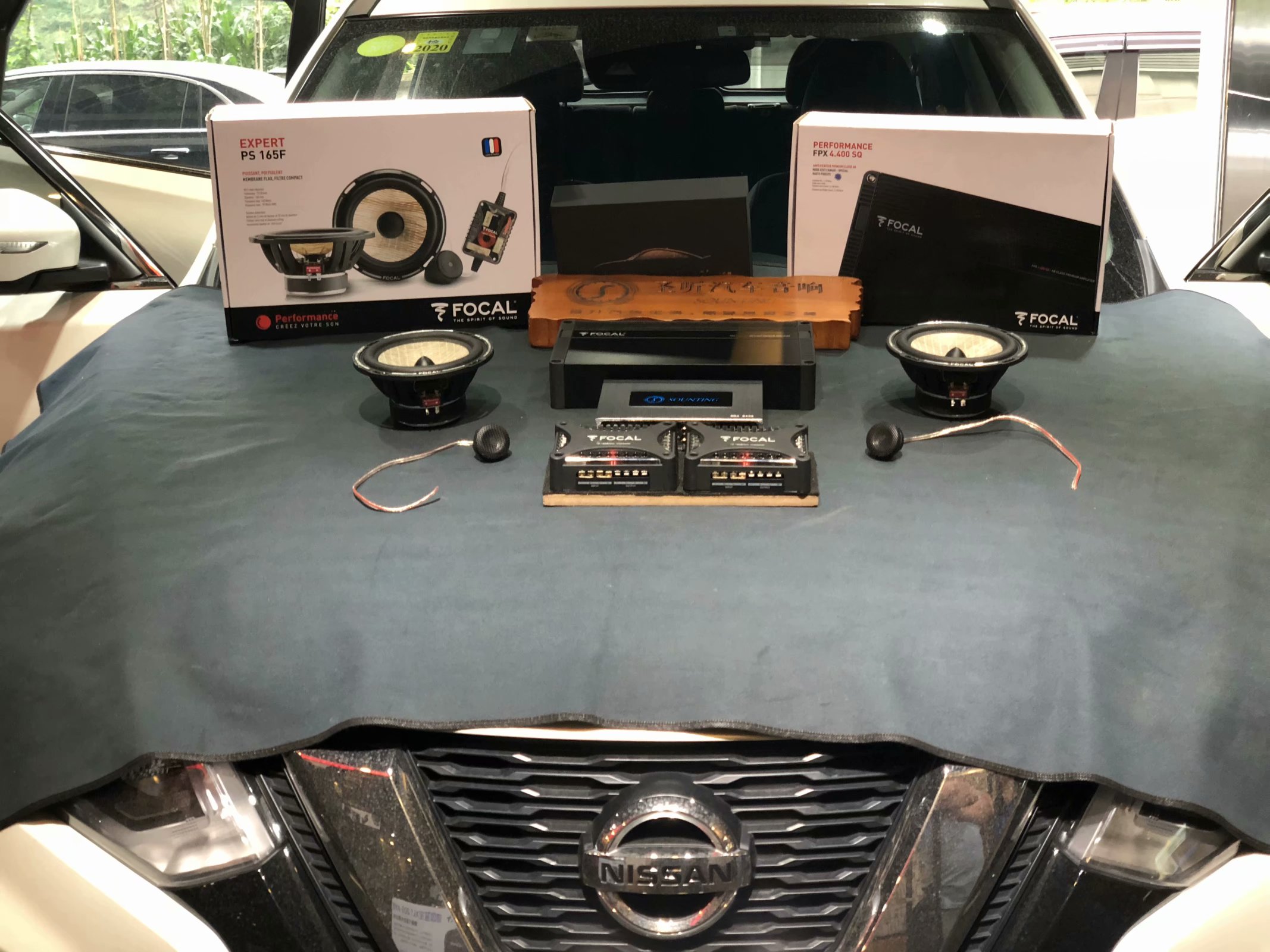 奇骏前声场升级法国🇫🇷 劲浪亚麻盆 后声场劲浪AGL Sounting DSP 劲浪4路功放